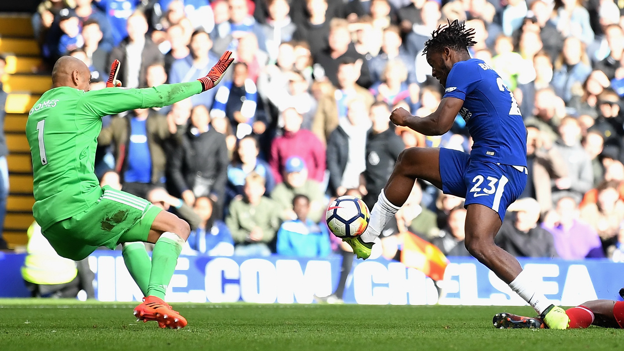 Michy Batshuayi Chelsea Watford Premier League