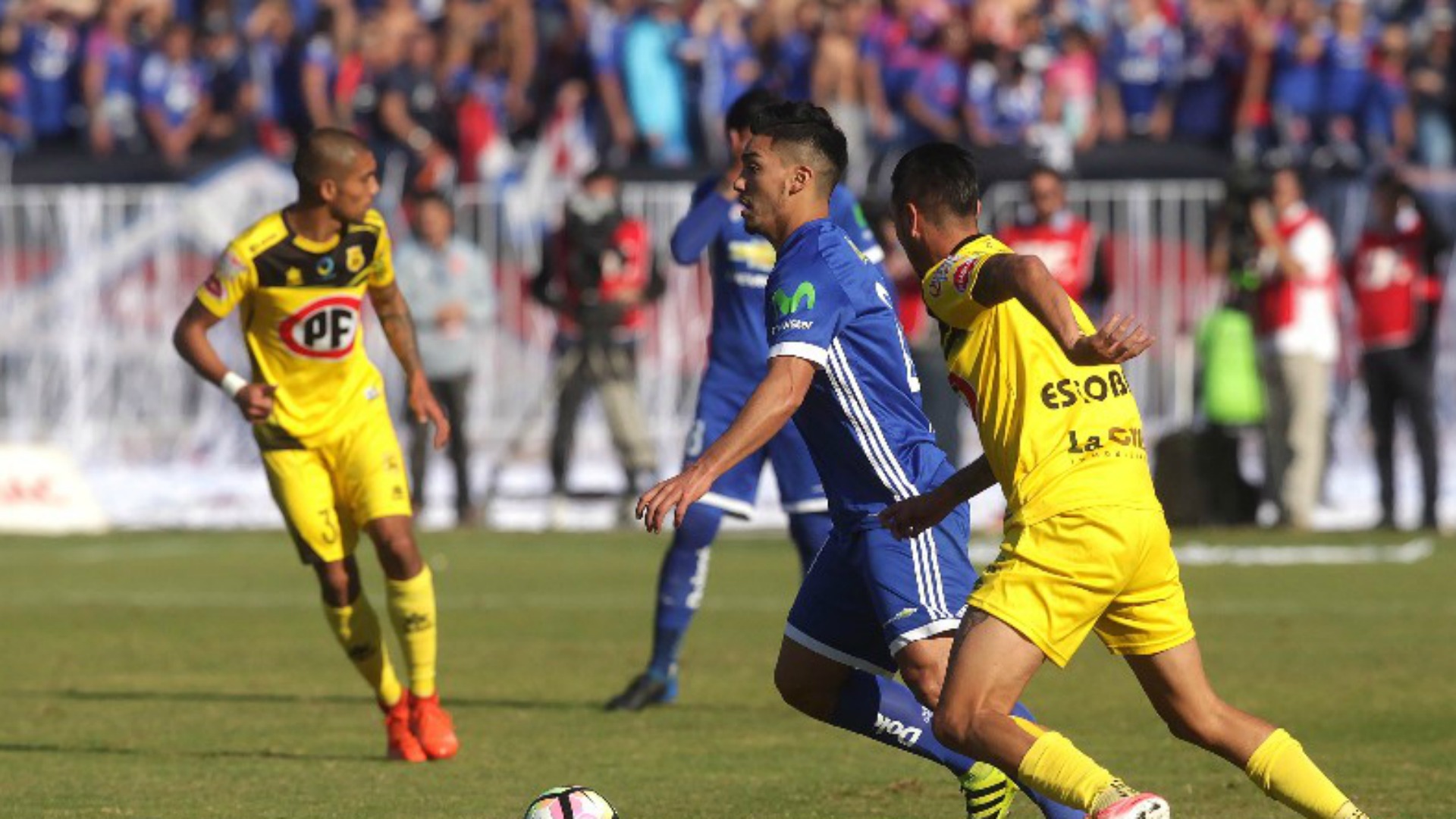 U. de Chile sufrió dura derrota ante un sólido San Luis U. de Chile sufrió dura derrota ante un sólido San Luis
