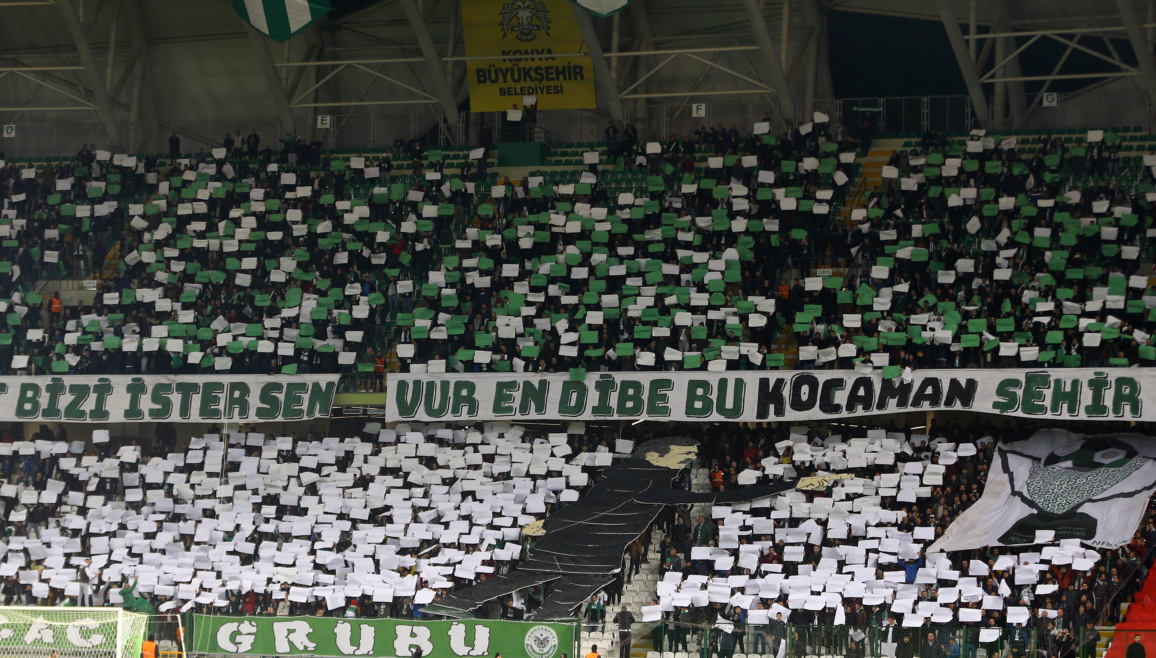 Konyaspor fans Aykut Kocaman