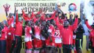 Harambee Stars with Cecafa trophy.