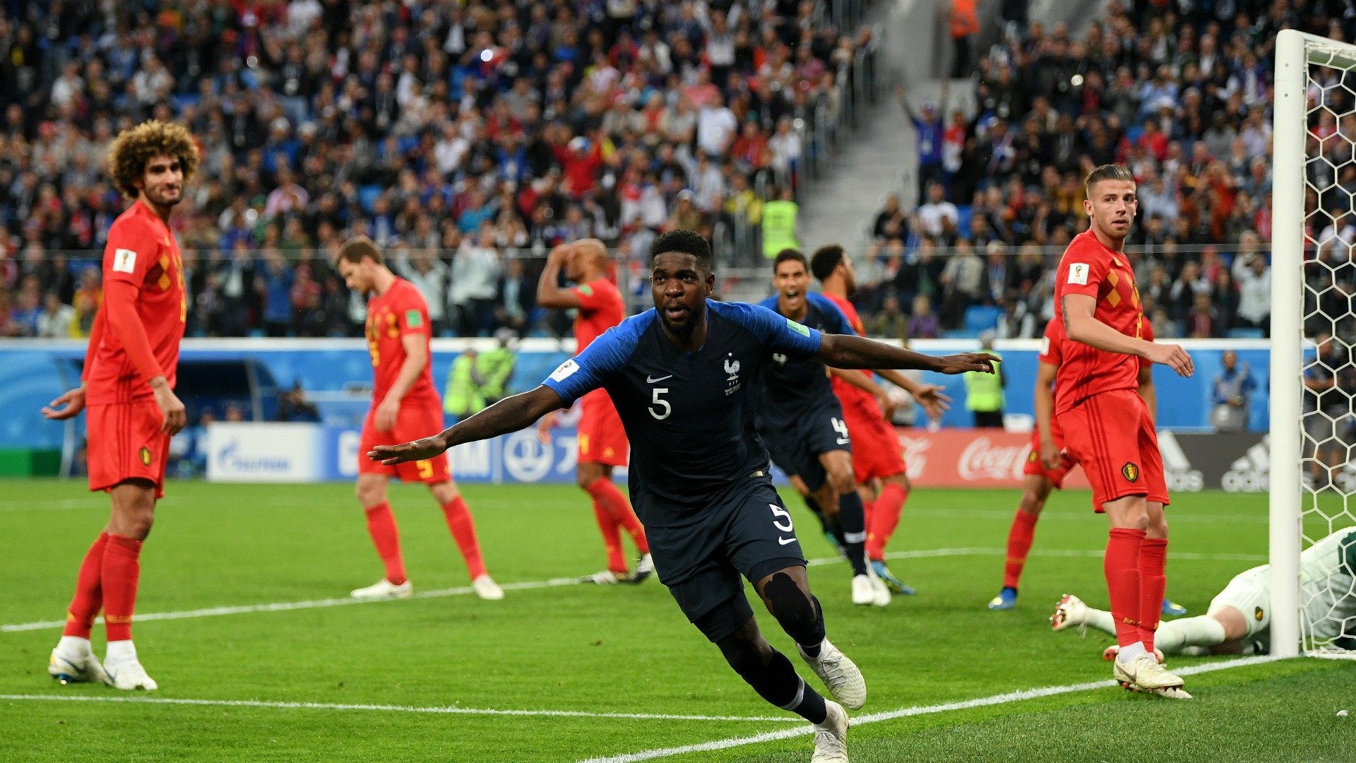 Francia vence a Bélgica y es primer finalista de Rusia 2018