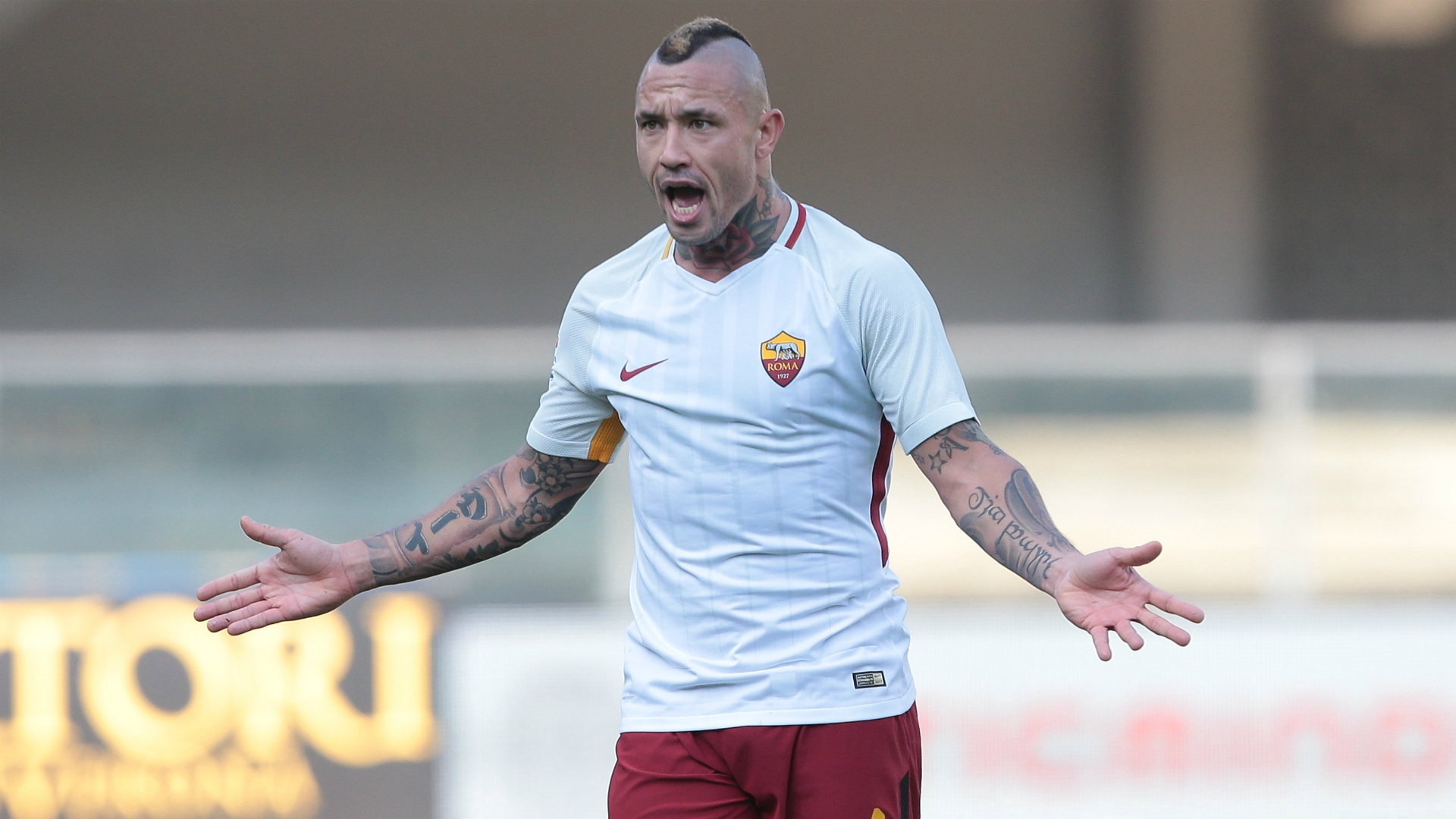 Radja Nainggolan Verona Roma Serie A 02042018