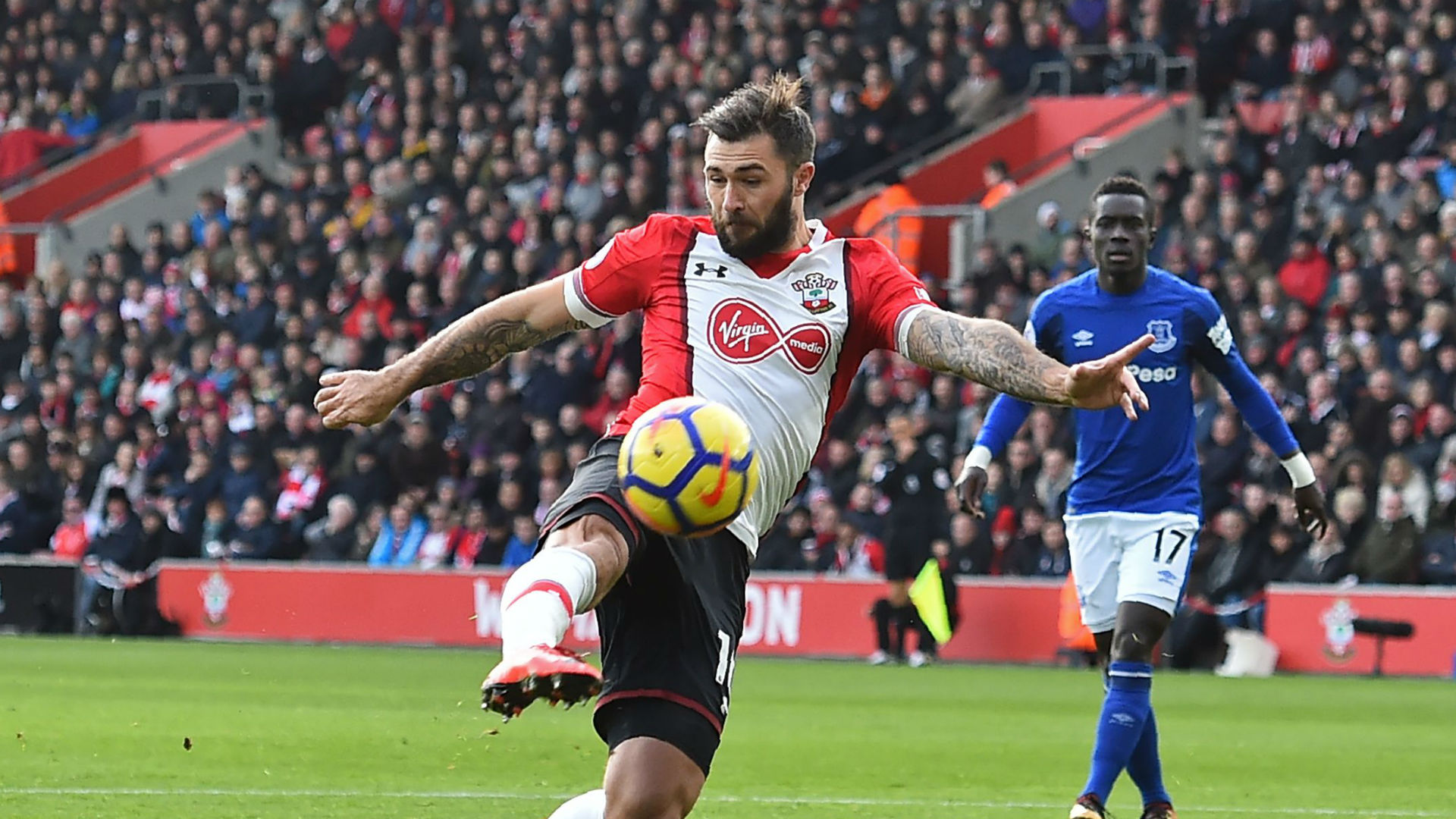 Charlie Austin Southampton Everton Premier League