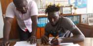 Wesley Onguso signs for Posta Rangers from Gor Mahia.