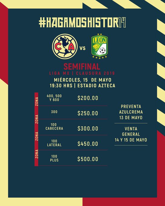 Boletos para el América vs León de Liguilla Por dónde comprar y