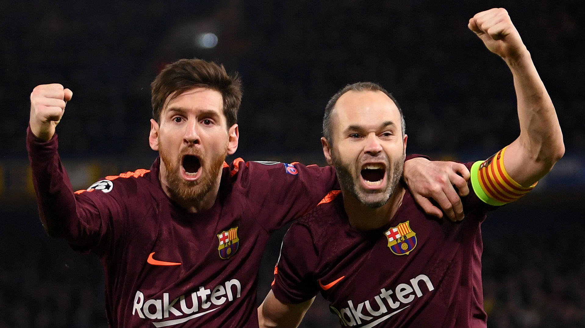 Lionel Messi, Andres Iniesta, Barcelona