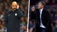 Pep Guardiola Ernesto Valverde