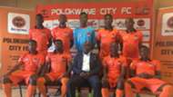 Polokwane City coach Bernard Molekwa & players