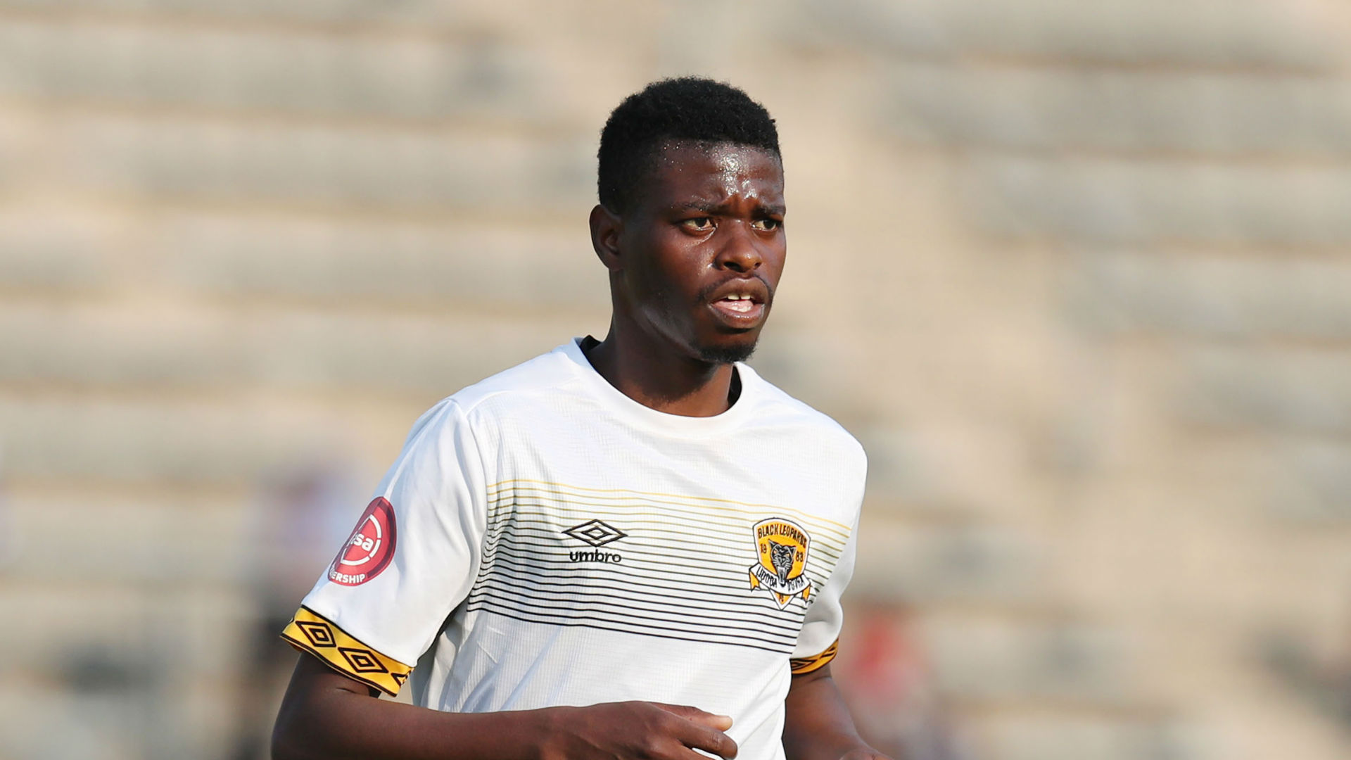 Phathutshedzo Nange of Black Leopards, September 2018
