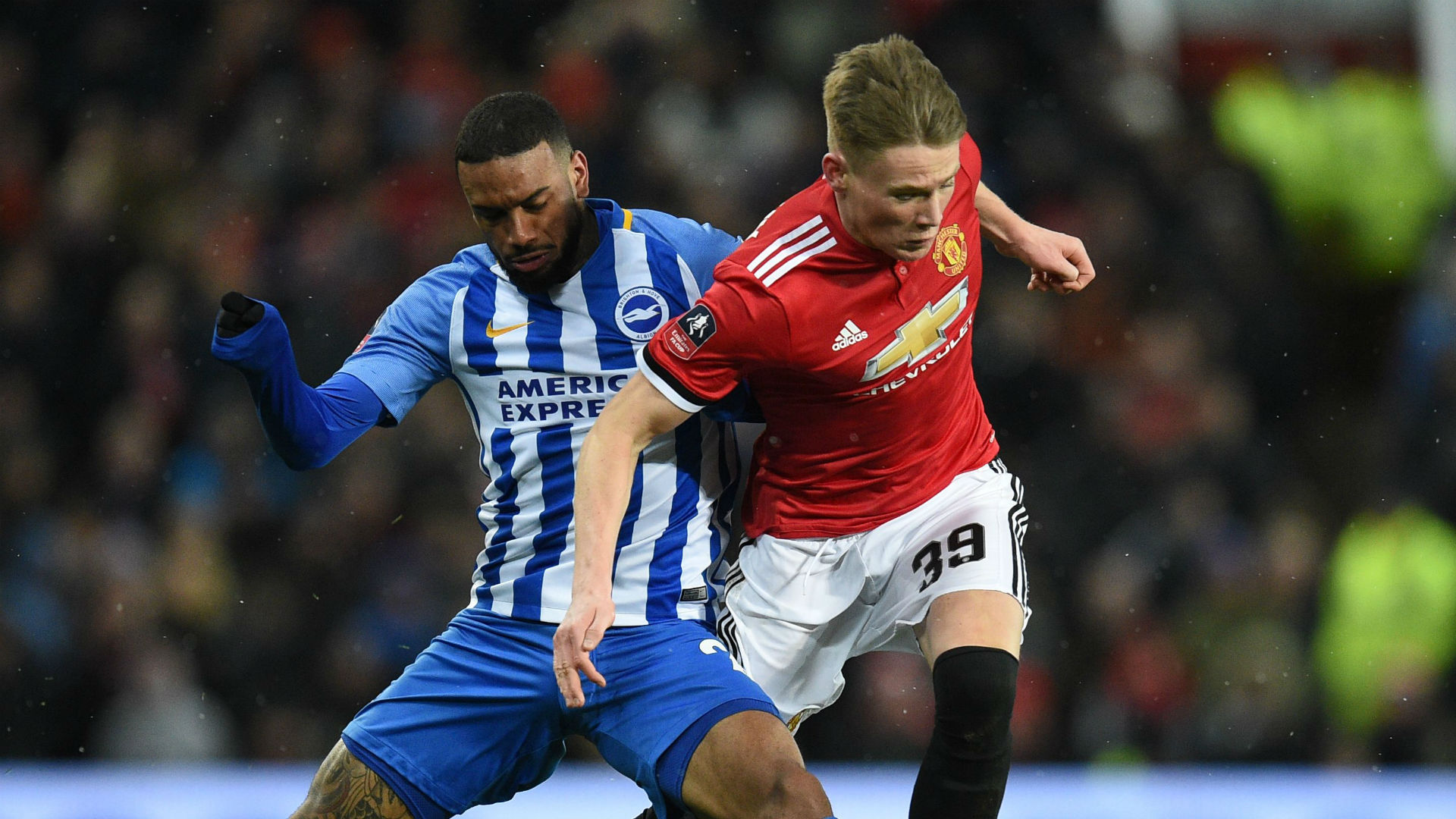 jurgen locadia scott mctominay brighton manchester united fa cup