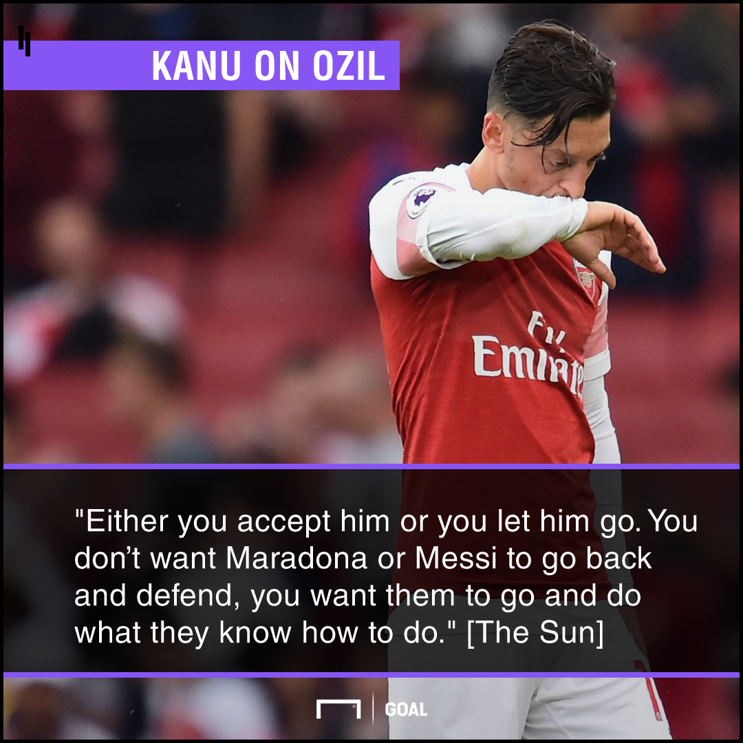 Mesut Ozil News You Dont Ask Messi To Defend Arsenal Must