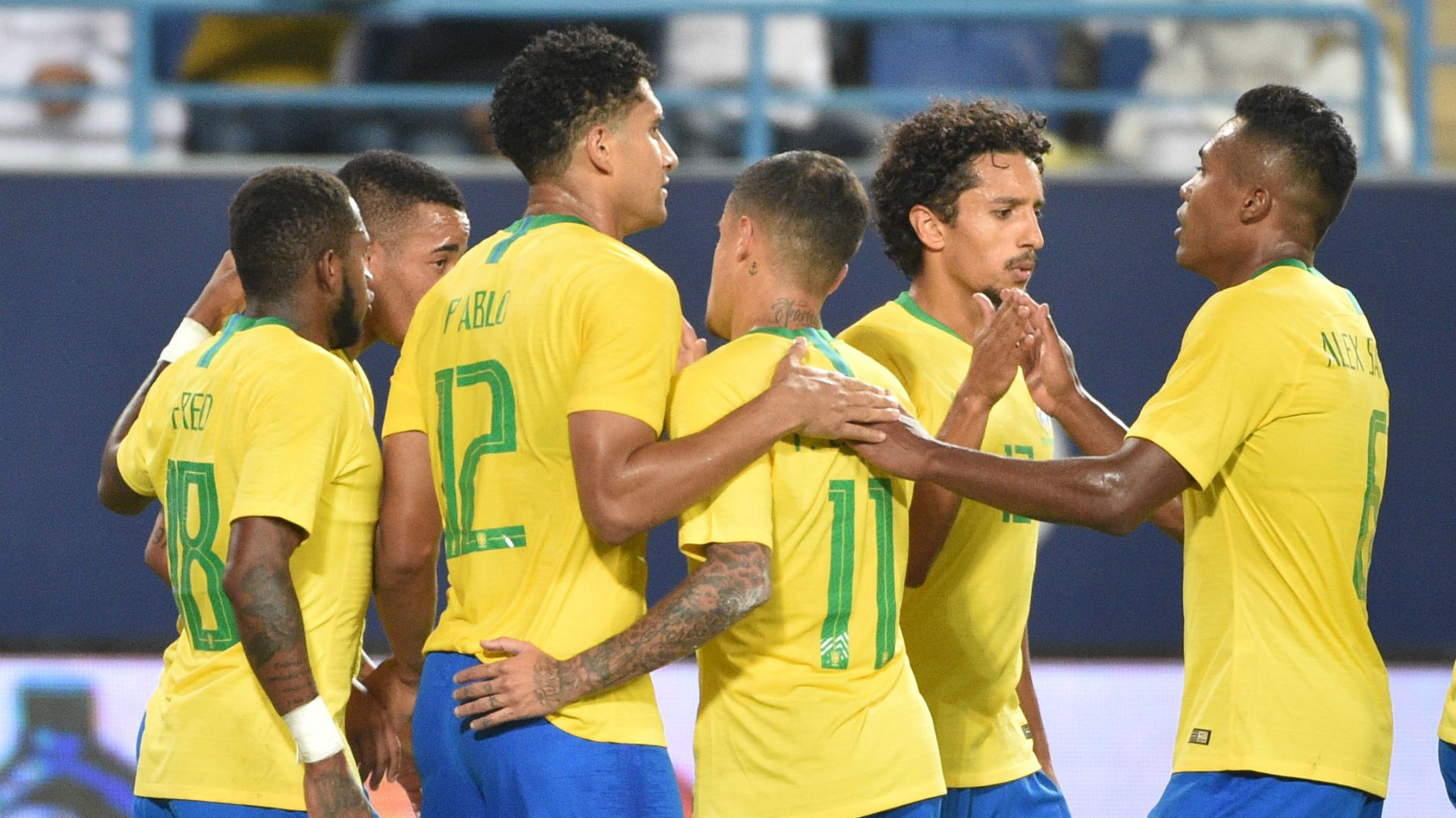 Brazil celebrate 2018