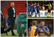 Mark Jones Jason Hoffman Andrew Nabbout Newcastle Jets v Brisbane Roar A-League 05032017