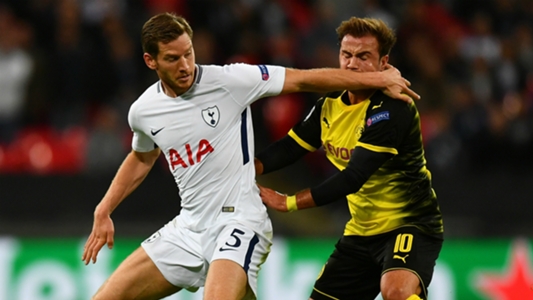 Mario Gotze's teeth smashed out of place by sent off Vertonghen, reveal Dortmund | Goal.com