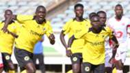 Tusker FC players vying for the ball