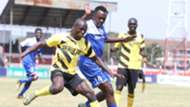 Kevin Omondi of Gor Mahia v Chemelil Sugar.