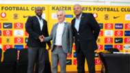 Steve Komphela, Rob Hutting and Bobby Motaung - Kaizer Chiefs