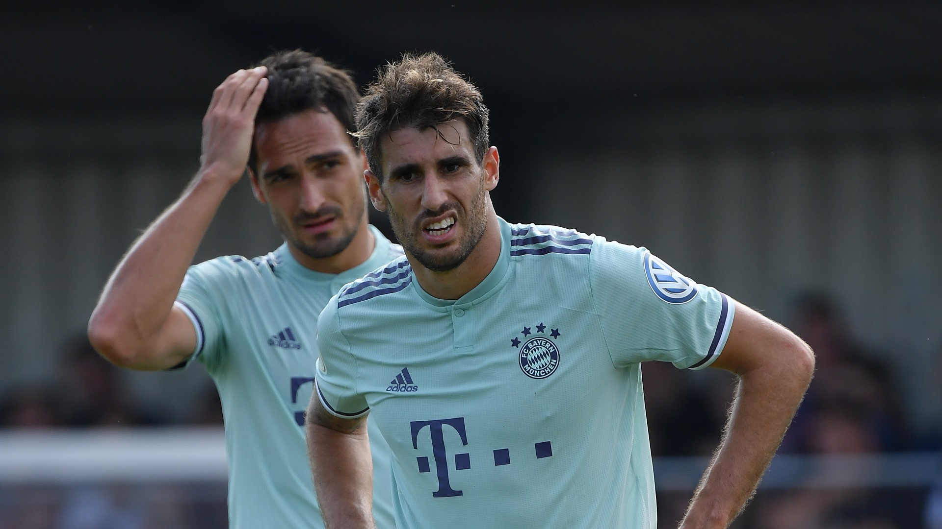 Javi Martinez Mats Hummels Bayern Munich 18082018