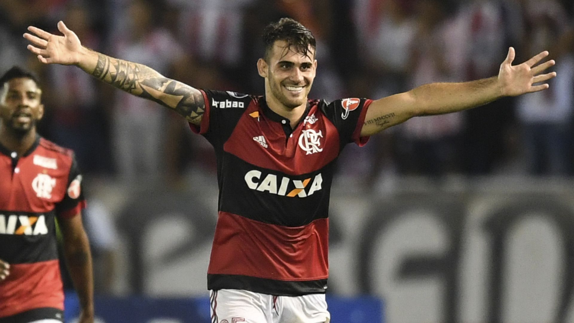 Felipe Vizeu Junior Barranquilla Flamengo Copa Sudamericana 30112017