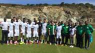Super Eagles train in Corsica