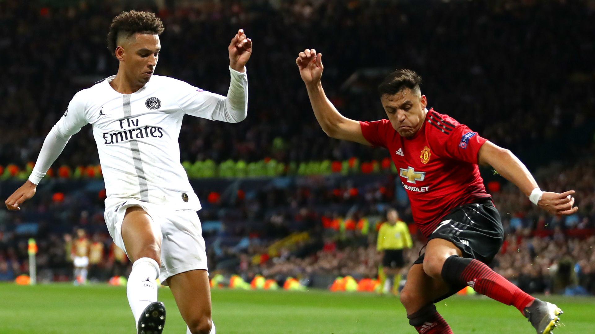 alexis sanchez thilo kehrer psg manchester united champions