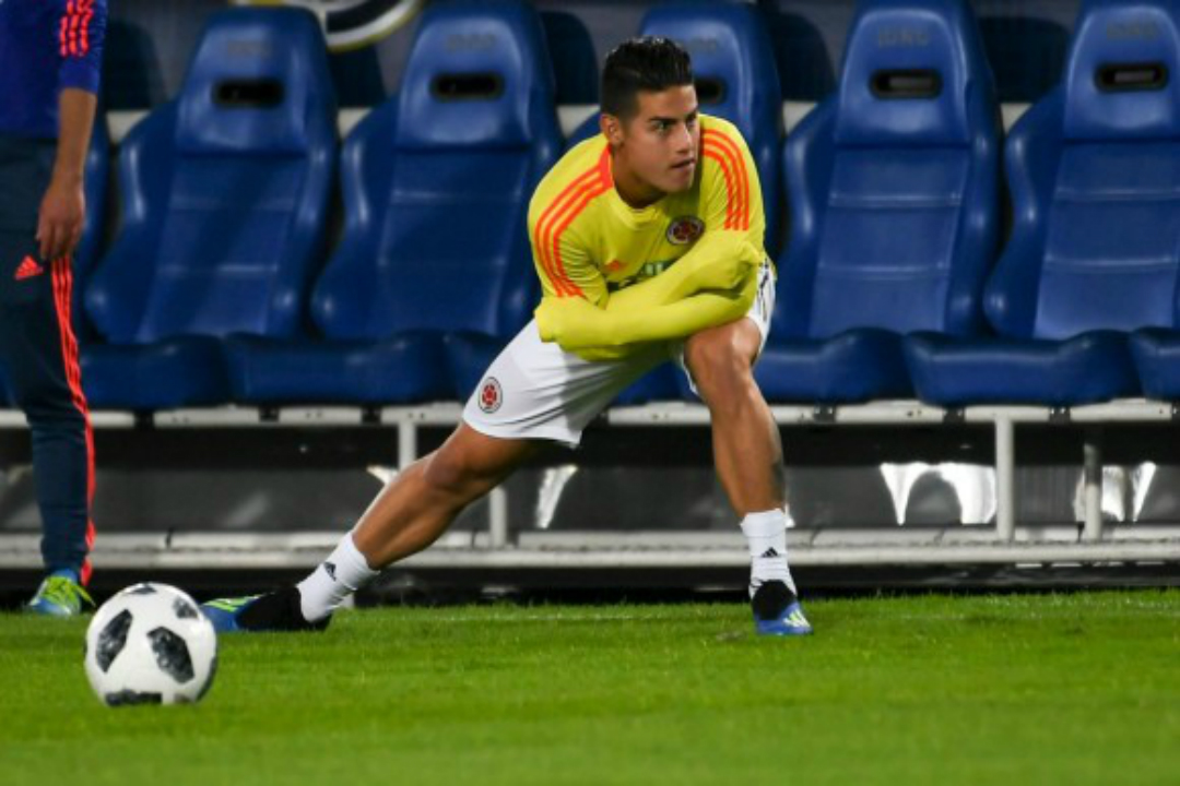  James Rodriguez training in Colombia 2018 