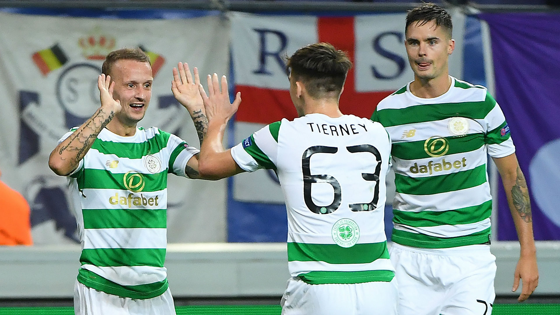 Leigh Griffiths Kieran Tierney Celtic