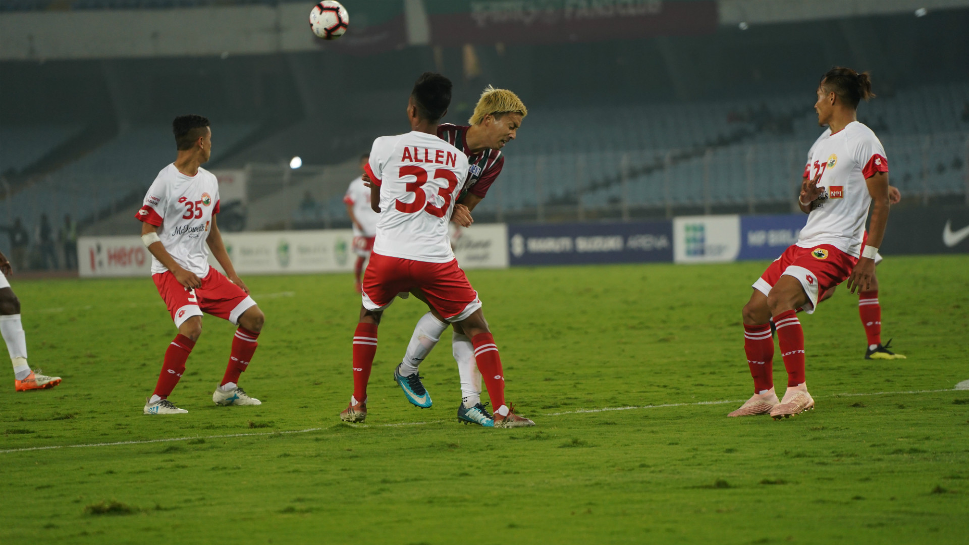 Yuta Kinowaki and Sourav Das will miss Mohun Bagan's next match against NEROCA due to an injury