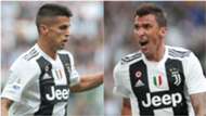 Joao Cancelo Mario Mandzukic Juventus