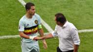 Eden Hazard & Marc Wilmots Euro 2016 Belgium v Hungary