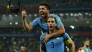 Luis Suárez, Diego Godin