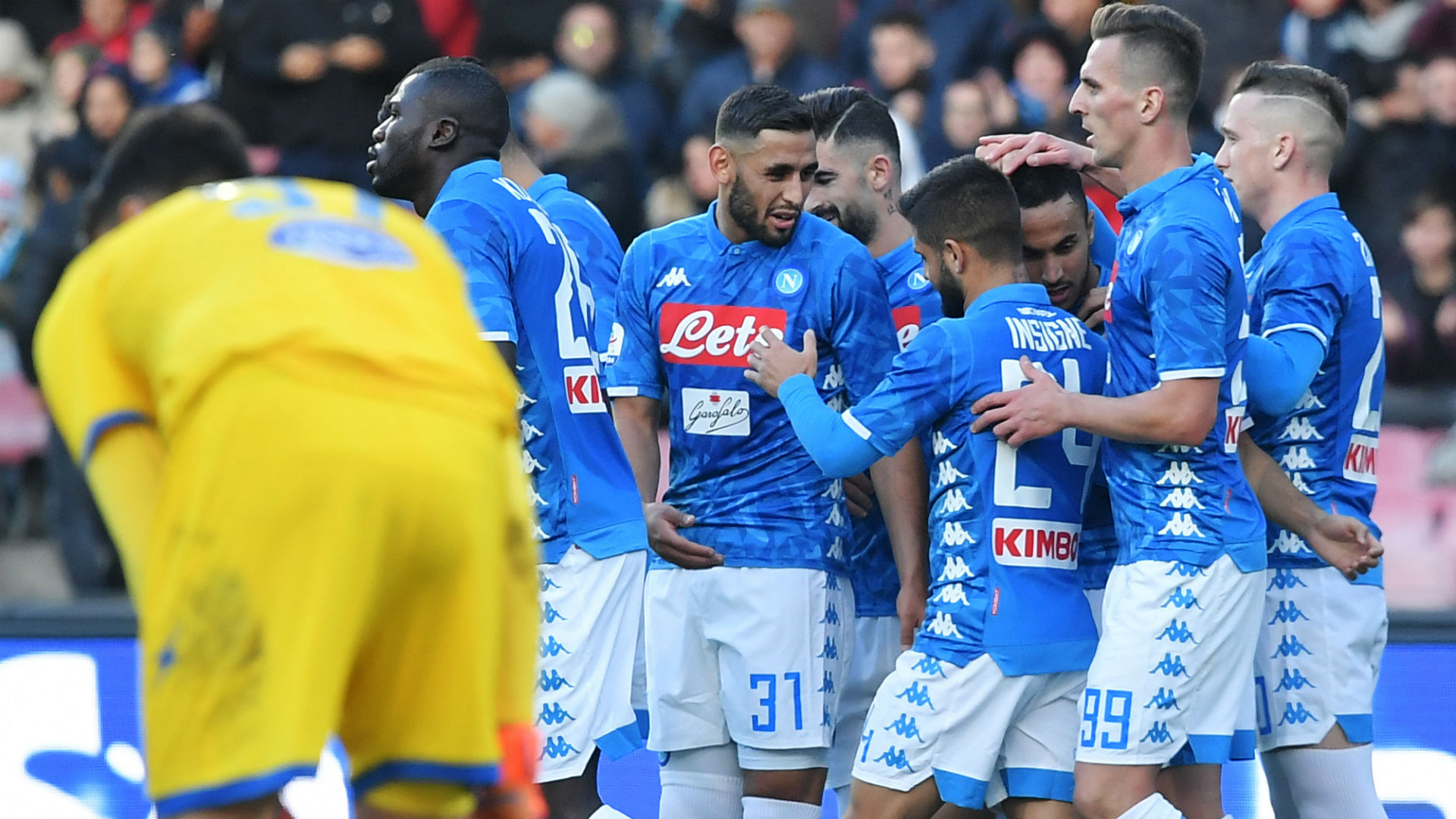 Ounas Napoli Frosinone Serie A