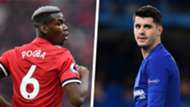 Paul Pogba Alvaro Morata
