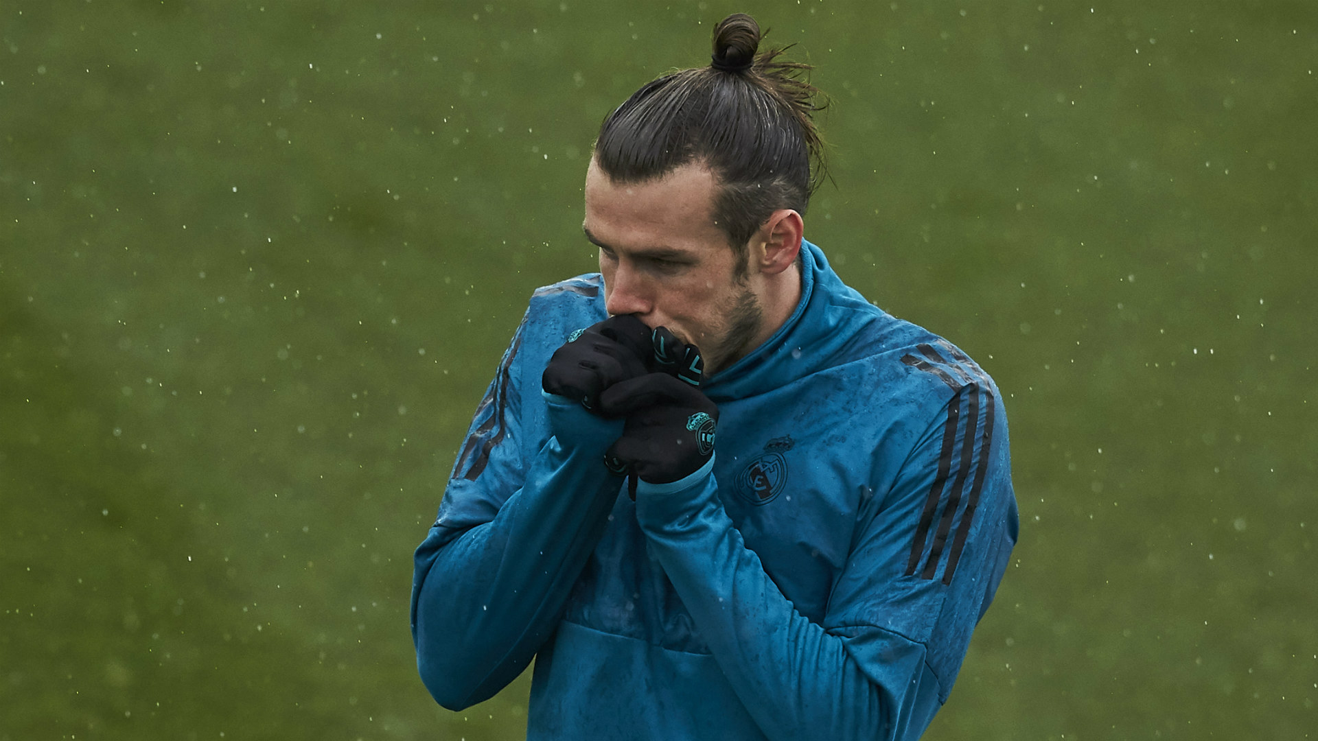 Gareth Bale Real Madrid Champions League training session