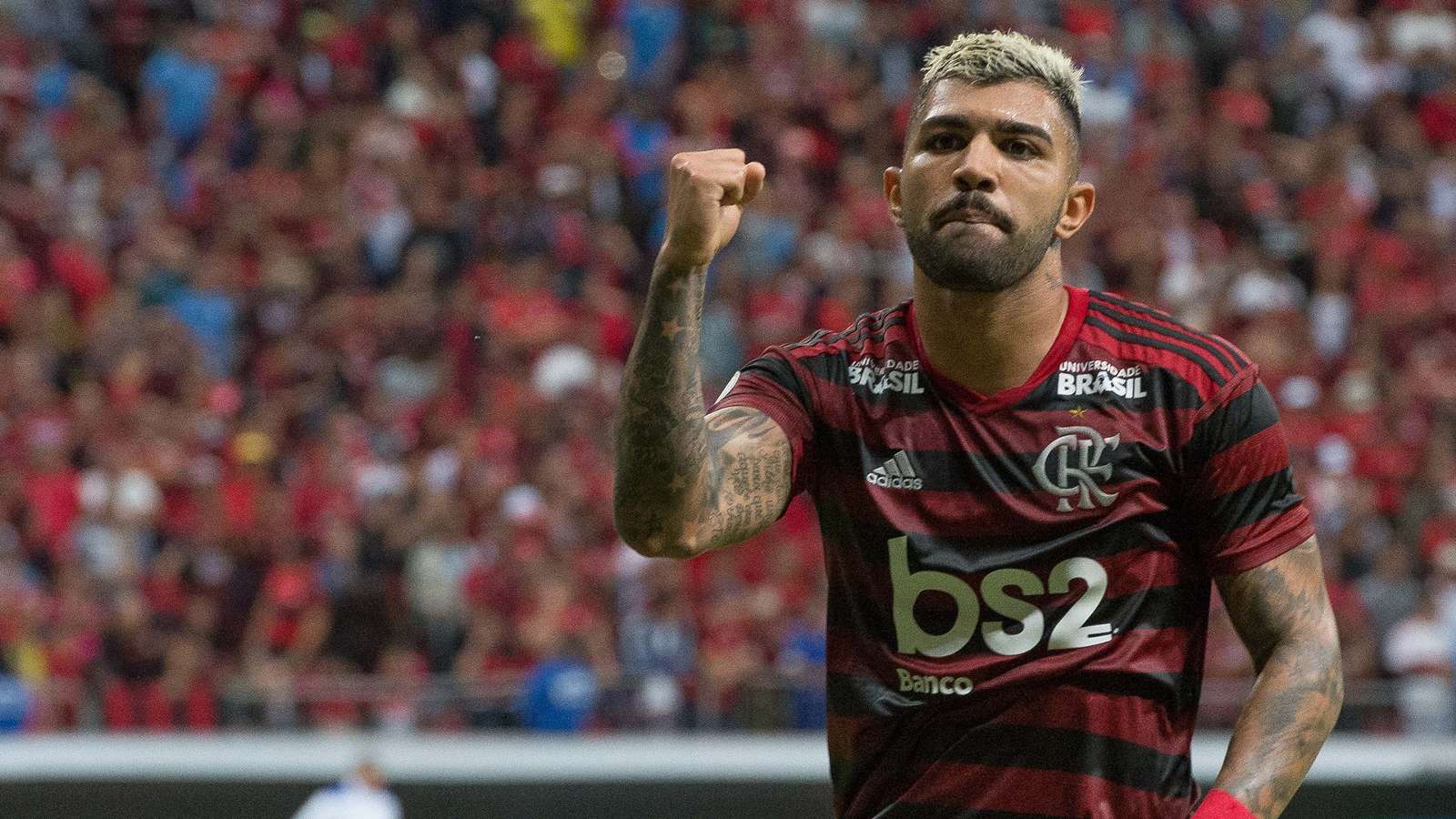 Gabriel Barbosa, detto Gabigol. L'attaccante del Flamengo, in prestito dall'Inter sarebbe un grande amico di Balotelli e lo vorrebbe come compagno di squadra. Foto: Alexandre Vidal/CR Flamengo.