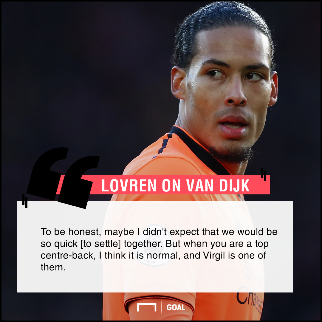 Virgil Van Dijk And Dejan Lovrens Instant Connection Proves