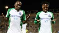 Gor Mahia striker Meddie Kagere and Francis Kahata.