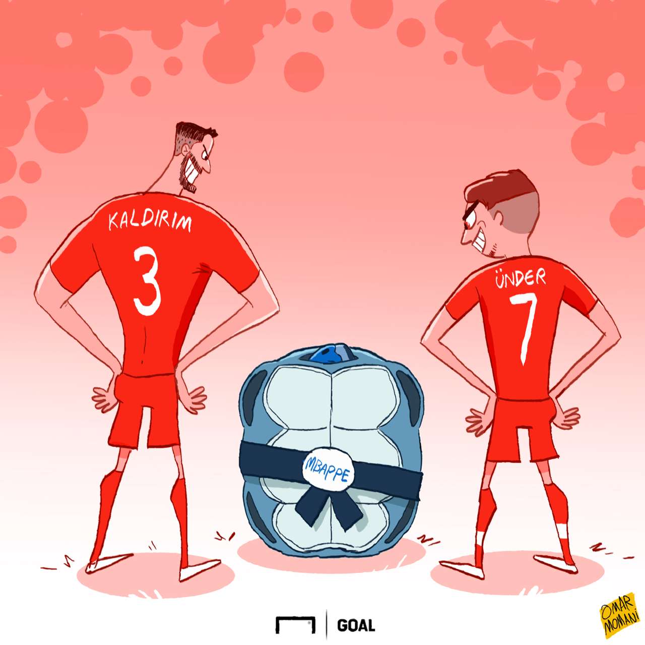 Goal's Cartoon Corner the best football sketches from Omar Momani