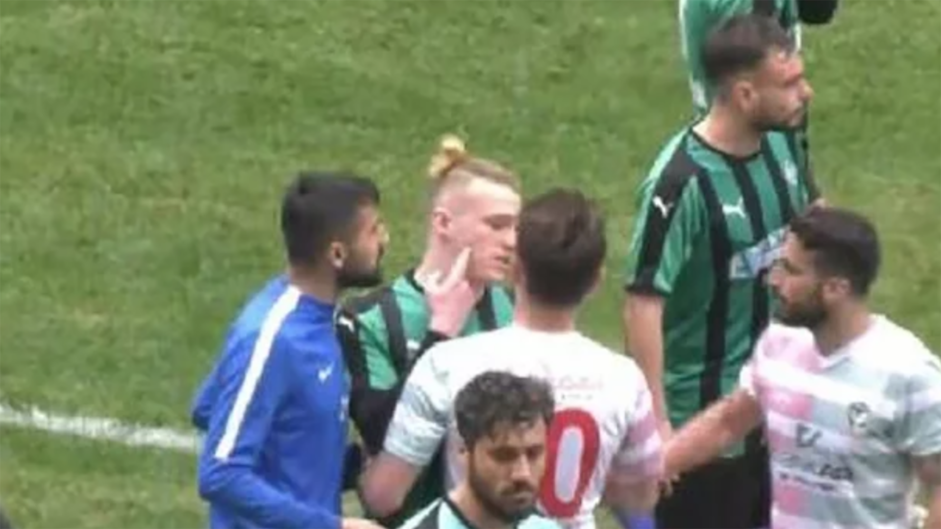 Turkish soccer player accused of slashing opponents with razor blade during game