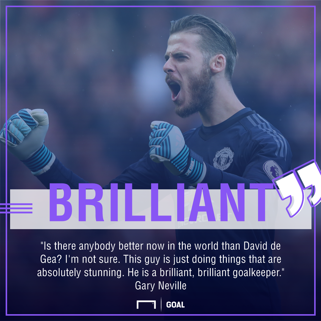 Gary Neville David de Gea Manchester United brilliant