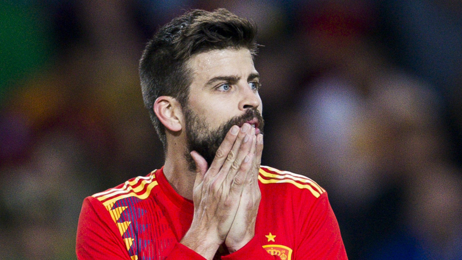 Gerard Pique Spain Costa Rica Friendly