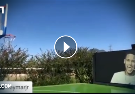 PSG-Superstar Neymar zeigt seine Basketball-Skills