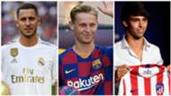 GFXID Transfer La Liga - Eden Hazard, Frenkie De Jong, Joao Felix
