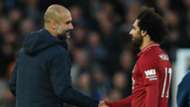 Pep Guardiola Mohamed Salah