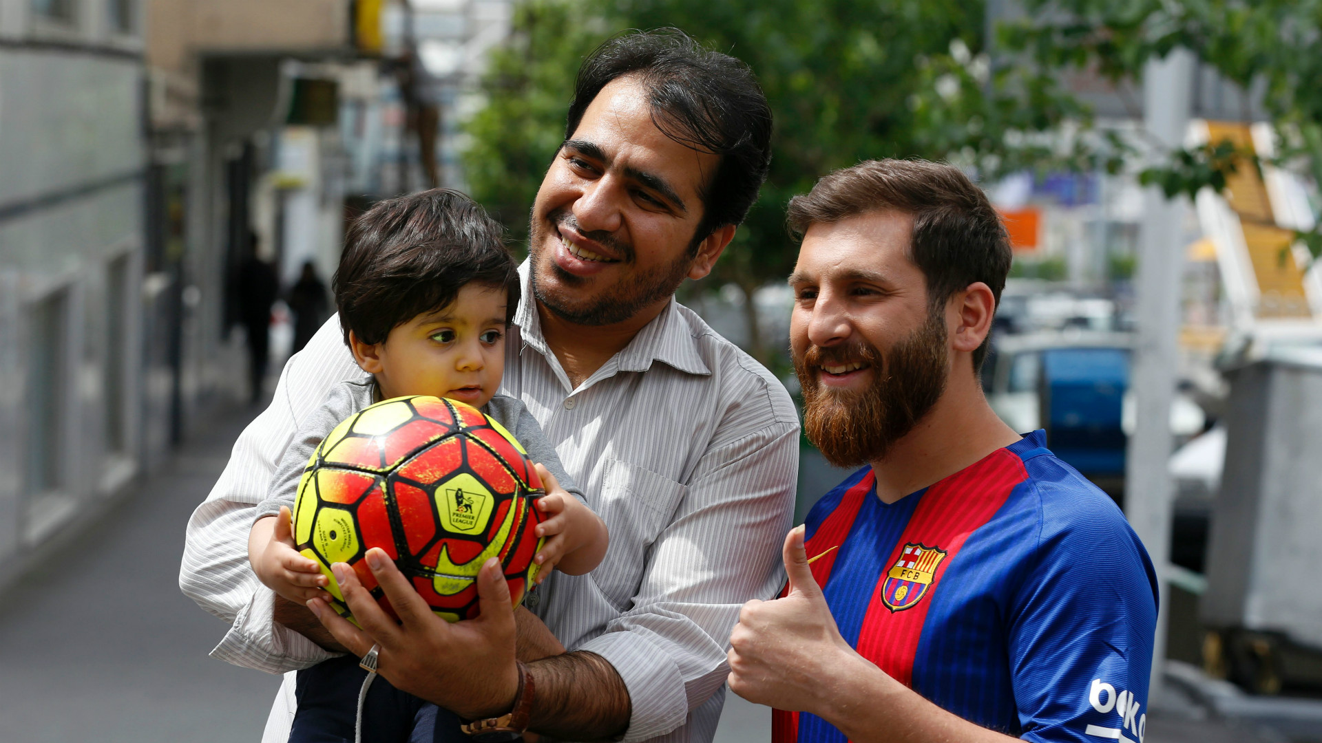 Reza Parastesh Lionel Messi lookalike