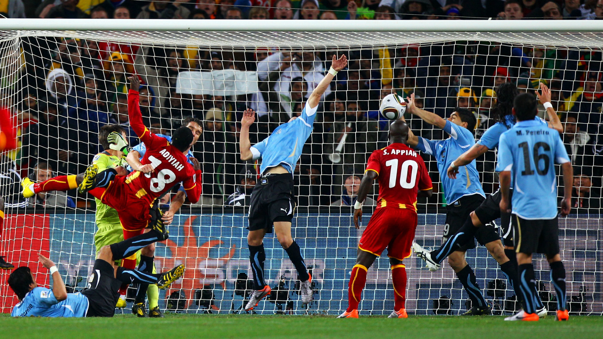 Luis Suarez Uruguay Ghana 2010 WOrld Cup