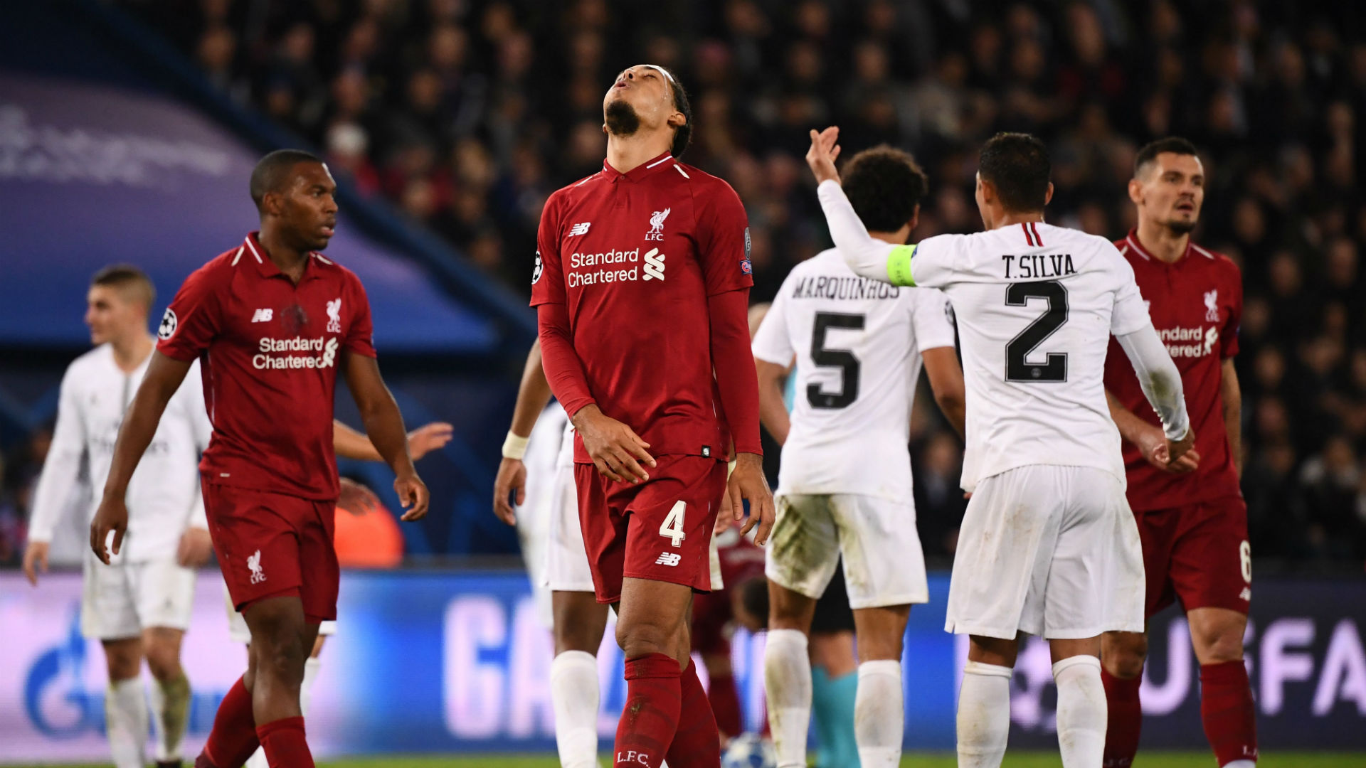 Virgil van Dijk Liverpool PSG