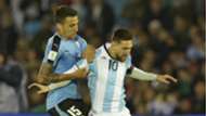 Lionel Messi Matias Vecino Argentina Uruguay South America World Cup qualifying