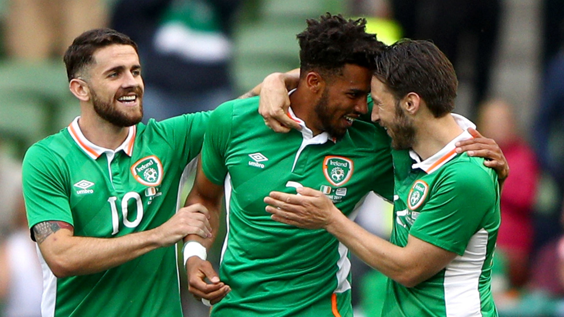 Robbie Brady Cyrus Christie Harry Arter Republic of Ireland