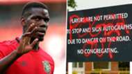 Paul Pogba Sign Carrington
